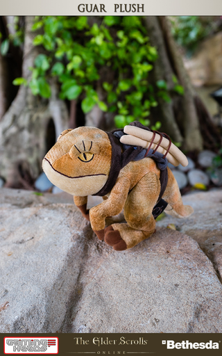 Illustration for article titled Plush Elder Scrolls Pack Guar Probably Won't Bite Your Head Off